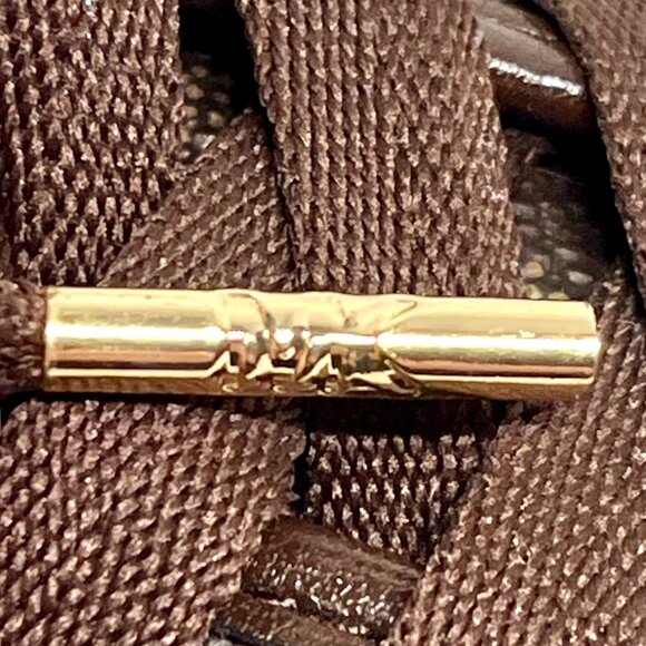 Michael Kors City Sneakers Brown Leather MK Logo Lace-Up Women’s Size 8.5M - Picture 15 of 16